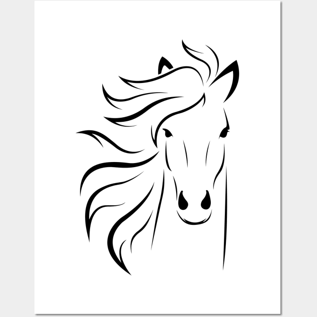 Horse Lovers Wall Art by CreativeDesignStore